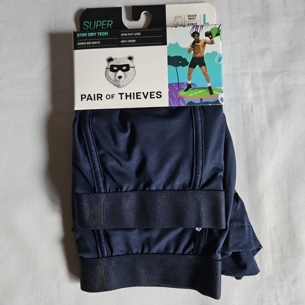 Pair of Thieves Underwear 2 Pack Blue Men's Boxer Brief